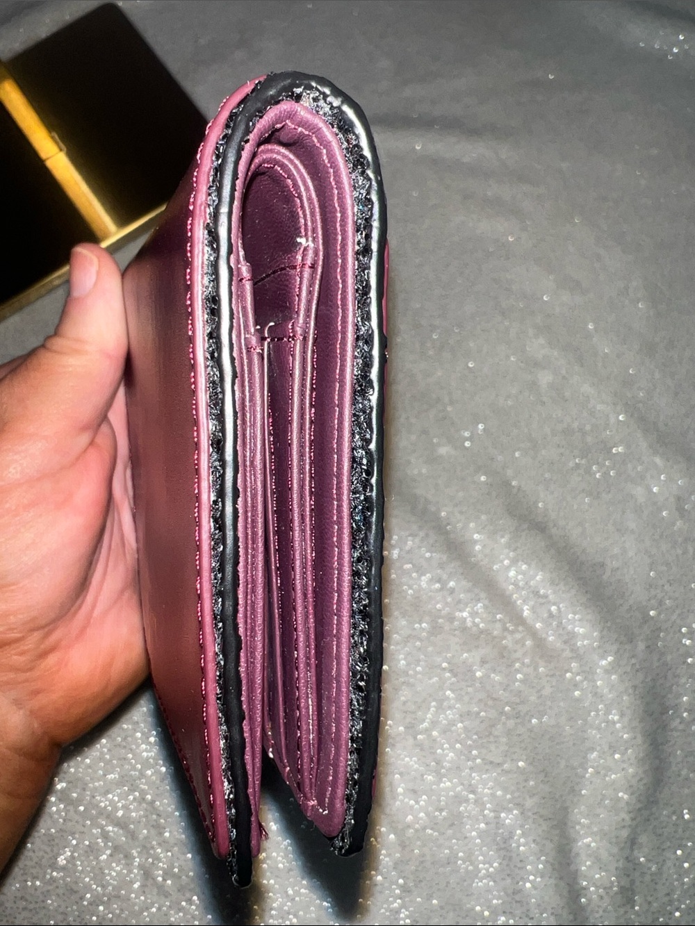 kate spade wallet in deep plum . EUC - Picture 7 of 8